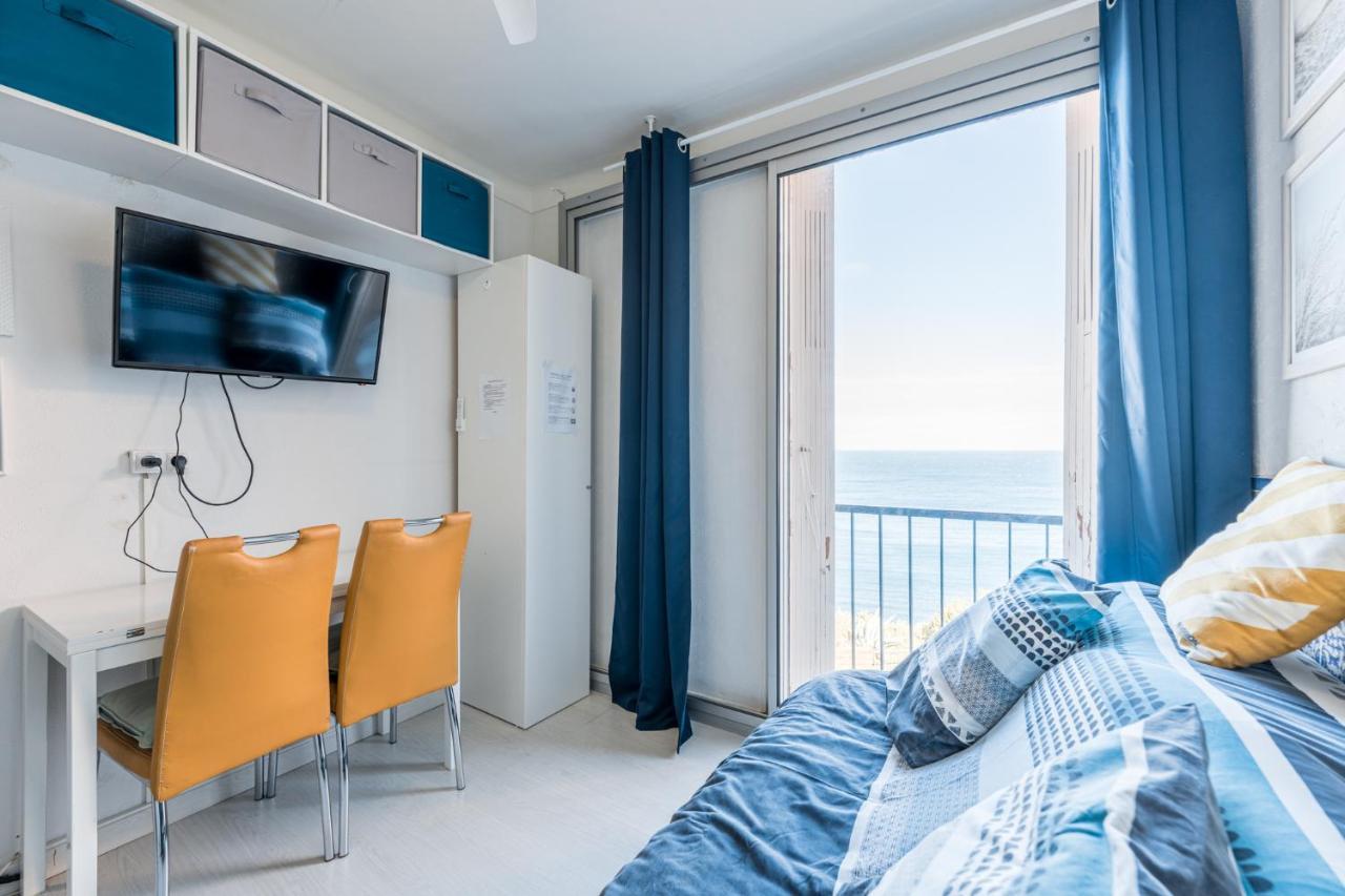 Studio "Les Roches Blanches" - Vue Mer & Vignes بانيول سور مير المظهر الخارجي الصورة
