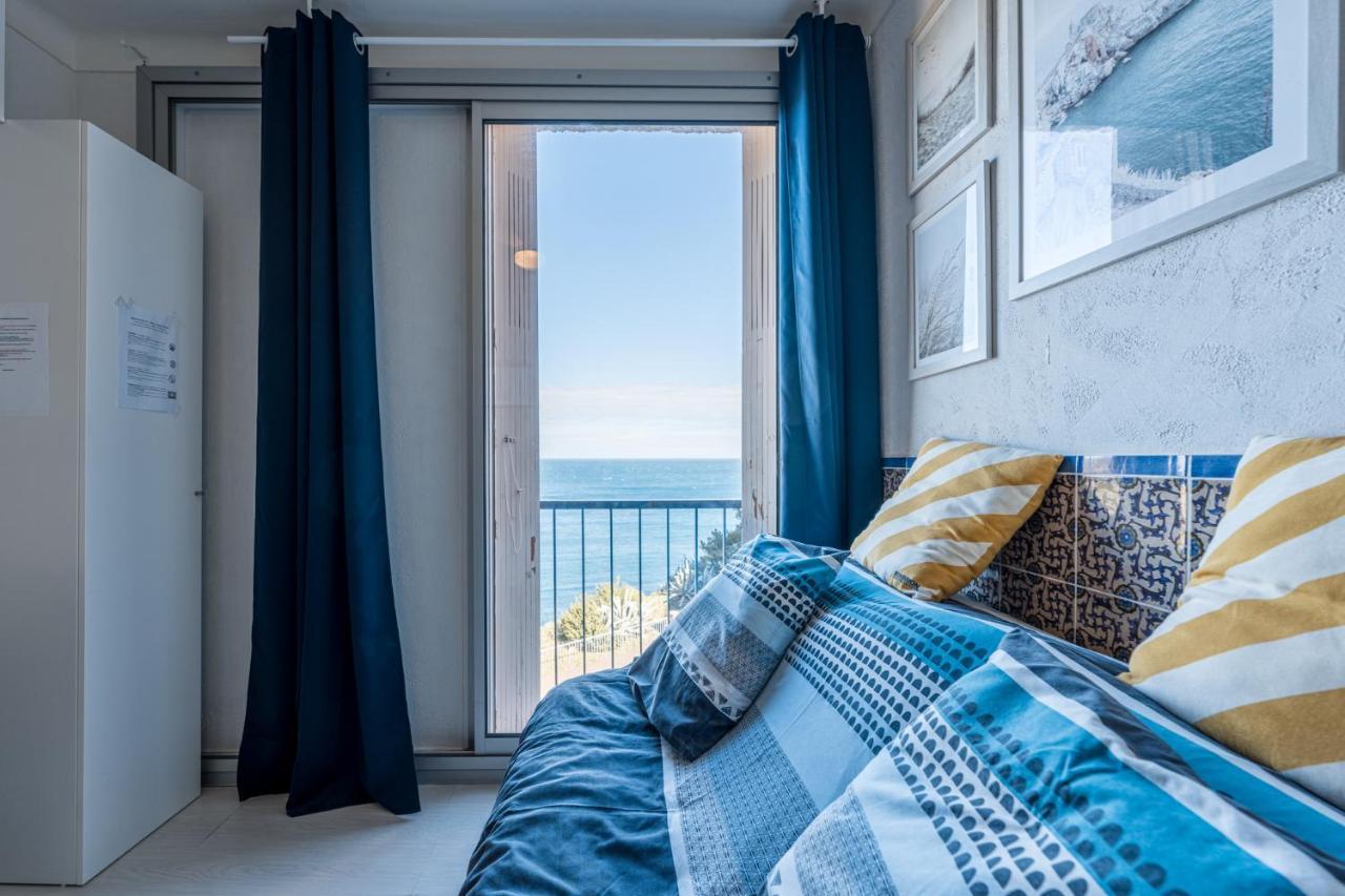 Studio "Les Roches Blanches" - Vue Mer & Vignes بانيول سور مير المظهر الخارجي الصورة