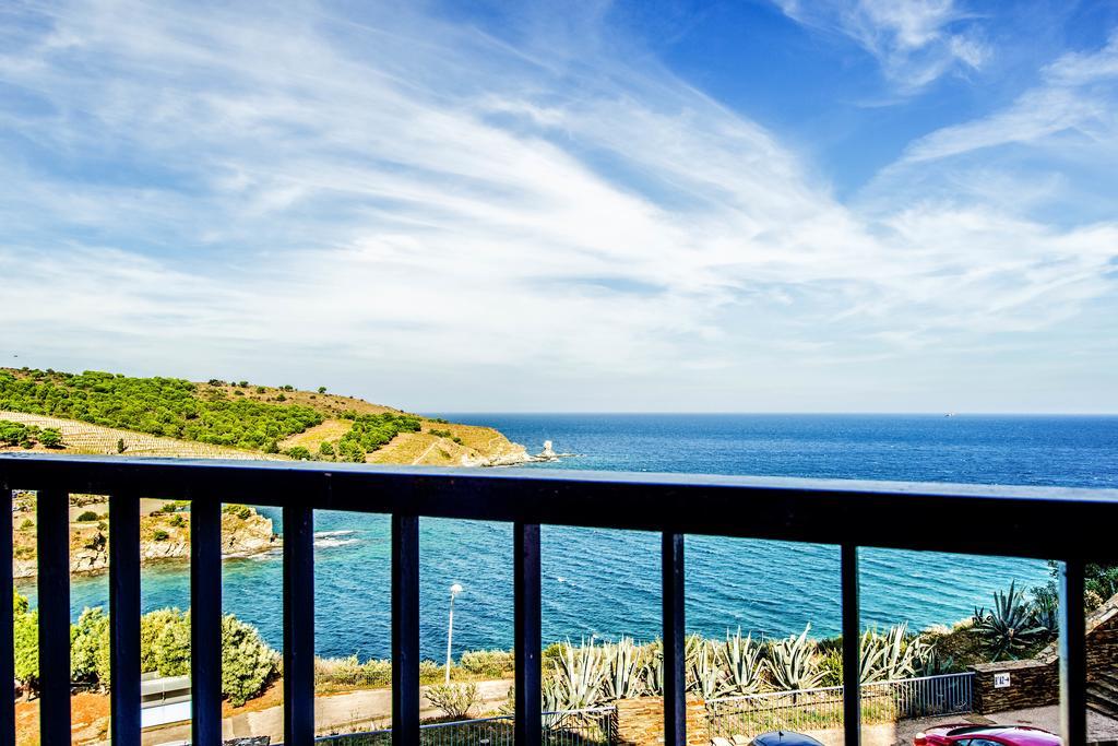 Studio "Les Roches Blanches" - Vue Mer & Vignes بانيول سور مير المظهر الخارجي الصورة