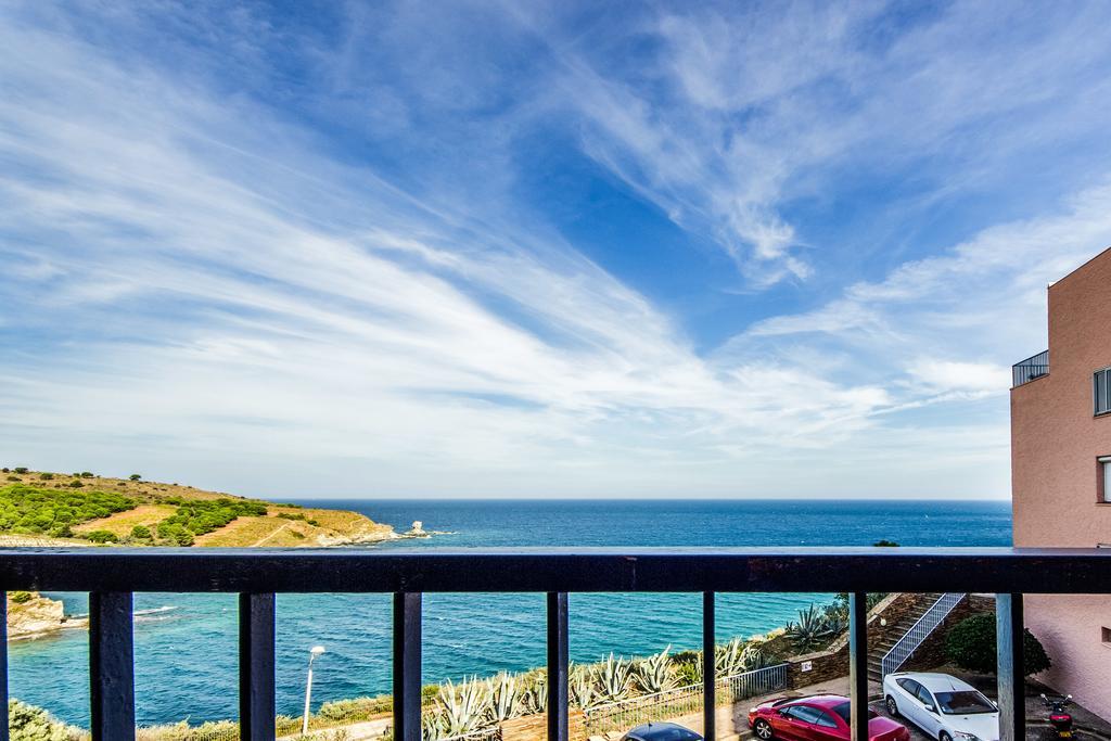Studio "Les Roches Blanches" - Vue Mer & Vignes بانيول سور مير المظهر الخارجي الصورة
